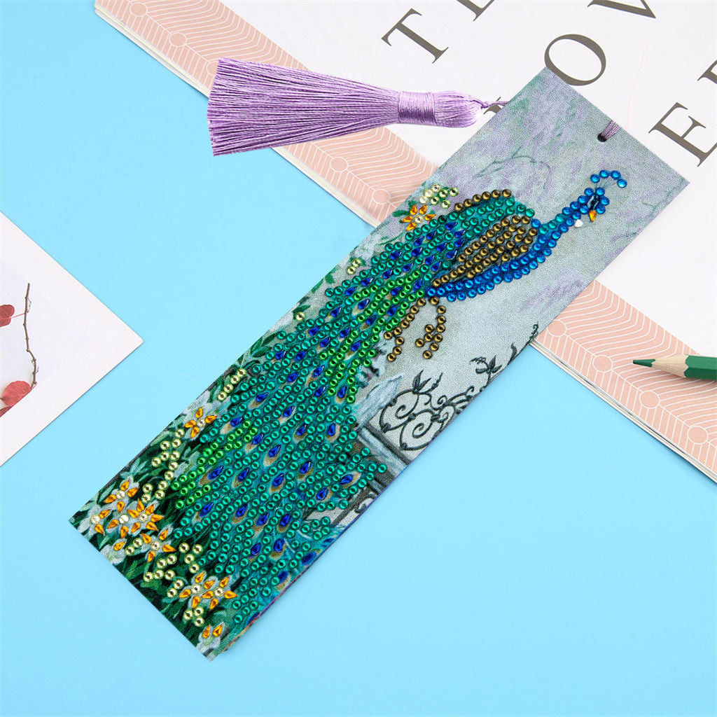 Peacock Diamond Painting Bookmark – All Diamond Painting